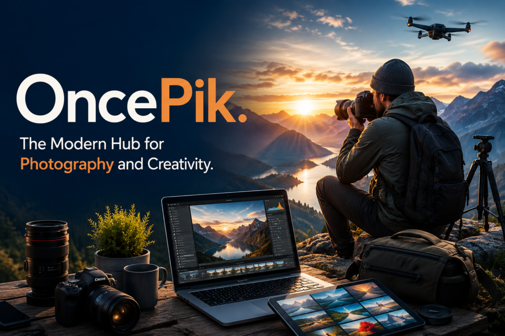 OncePik: The Modern Hub for Photography and Creativity