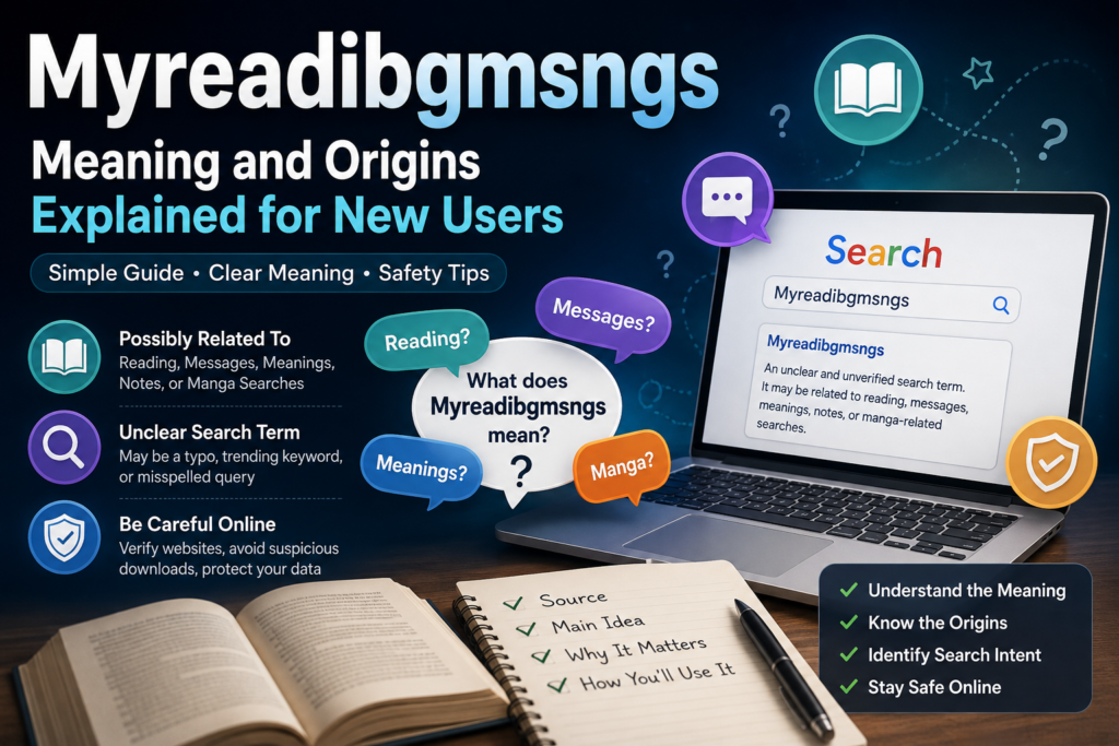 Myreadibgmsngs Meaning and Origins Explained for New Users