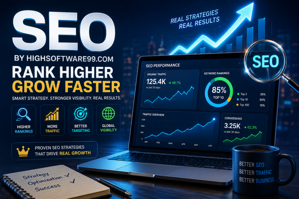 Rank Your Business Higher With SEO by HighSoftware99.com