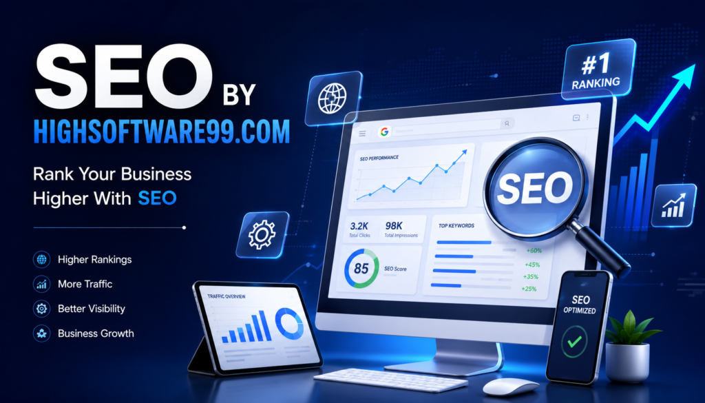 Rank Your Business Higher With SEO by HighSoftware99.com