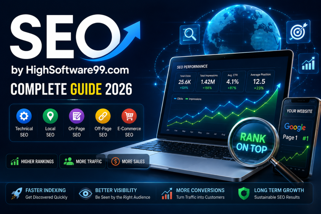 Rank Your Business Higher With SEO by HighSoftware99.com