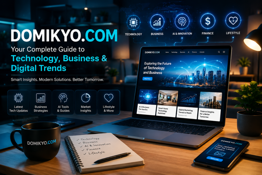 Domikyo.com A Complete Guide to Technology, Business & Digital Trends