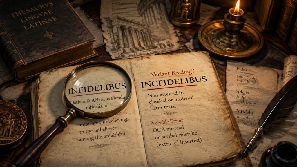 Incfidelibus: The Strange Story Behind This Mysterious Latin Term