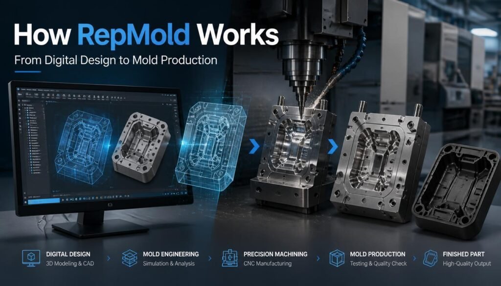 How RepMold Works: From Digital Design to Mold Production