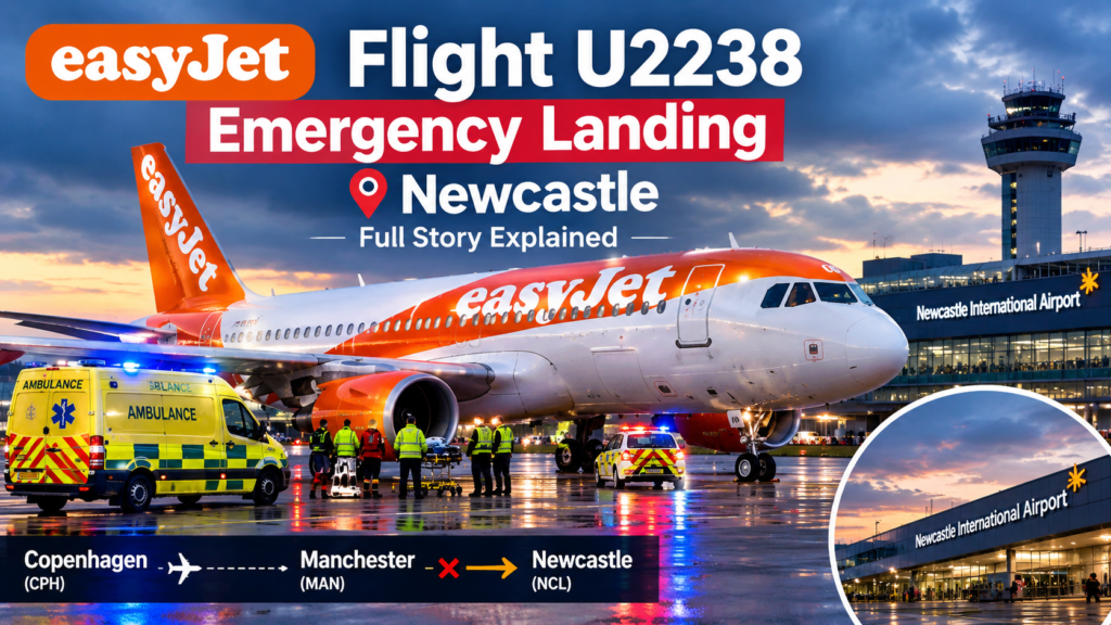 EasyJet Flight U2238 Emergency Landing in Newcastle: Full Story Explained