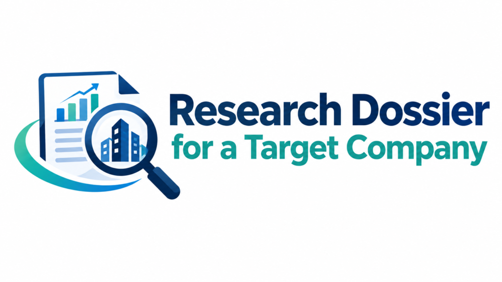 Research Dossier for a Target Company: The Ultimate Business Intelligence Guide