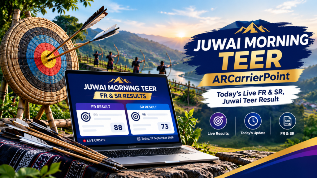Juwai Morning Teer Result Arcarrierpoint: Today’s Live FR & SR, Juwai Teer Result