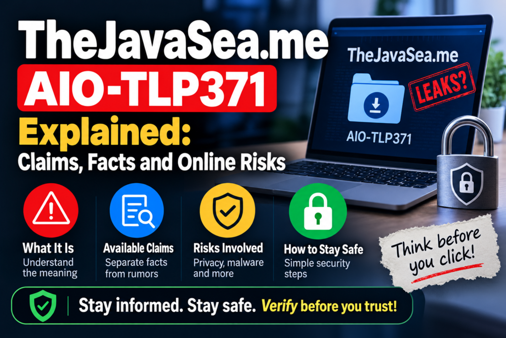 TheJavaSea.me AIO-TLP371 Explained: Claims, Facts and Online Risks
