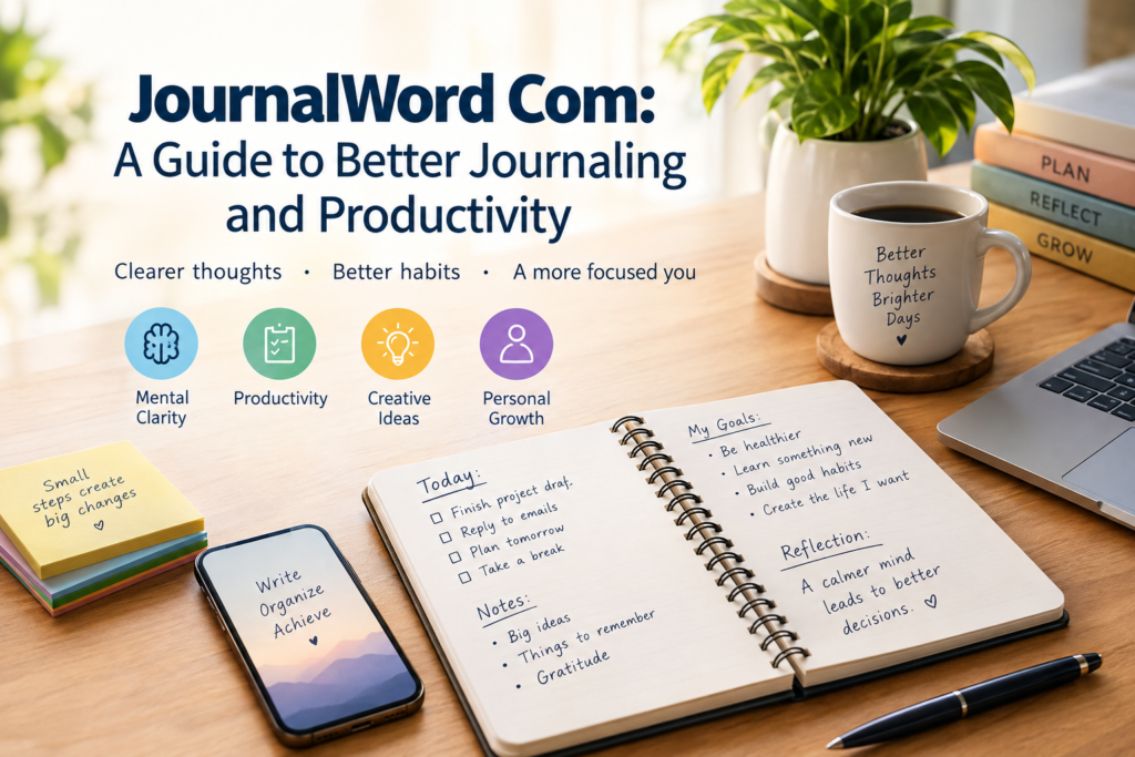 JournalWord Com: A Guide to Better Journaling and Productivity