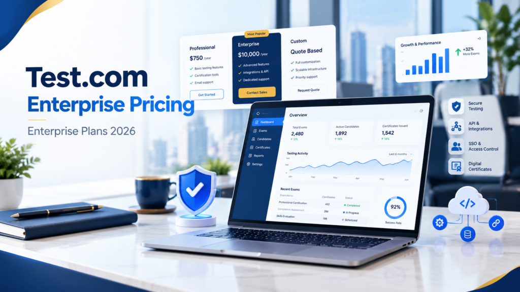 Test.com Enterprise Pricing 2026: Costs, Plans, Features & Complete Buyer’s Guide