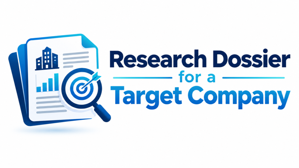 Research Dossier for a Target Company: The Ultimate Business Intelligence Guide