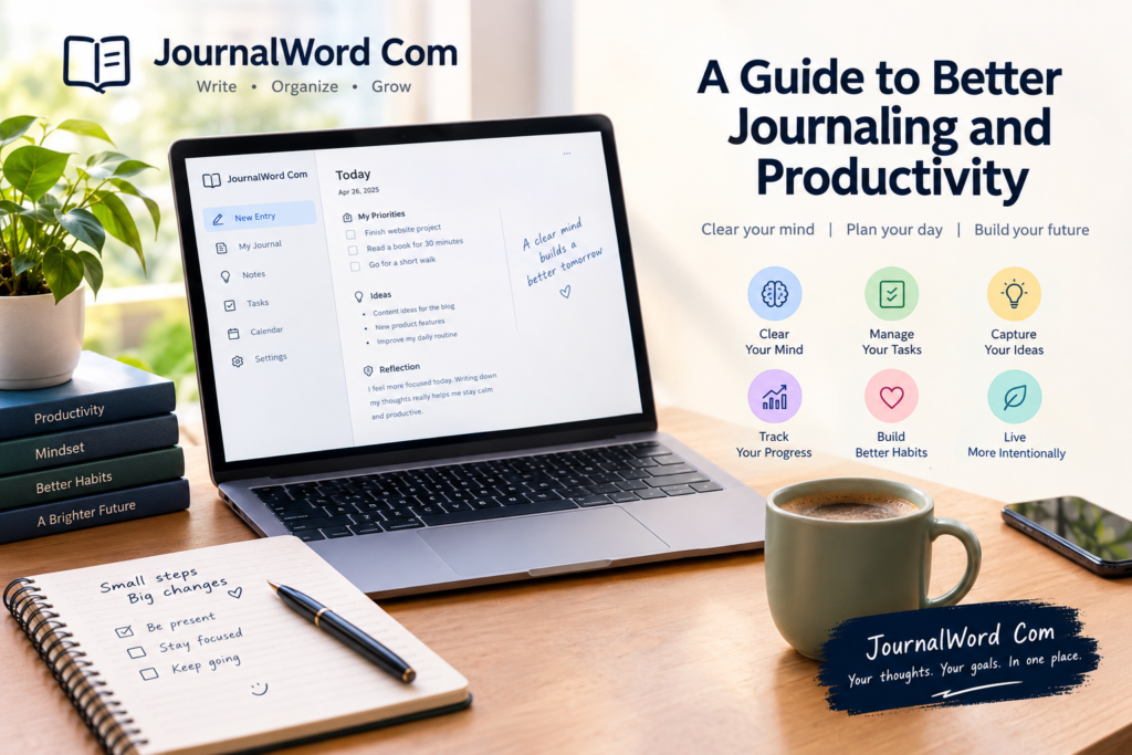 JournalWord Com: A Guide to Better Journaling and Productivity