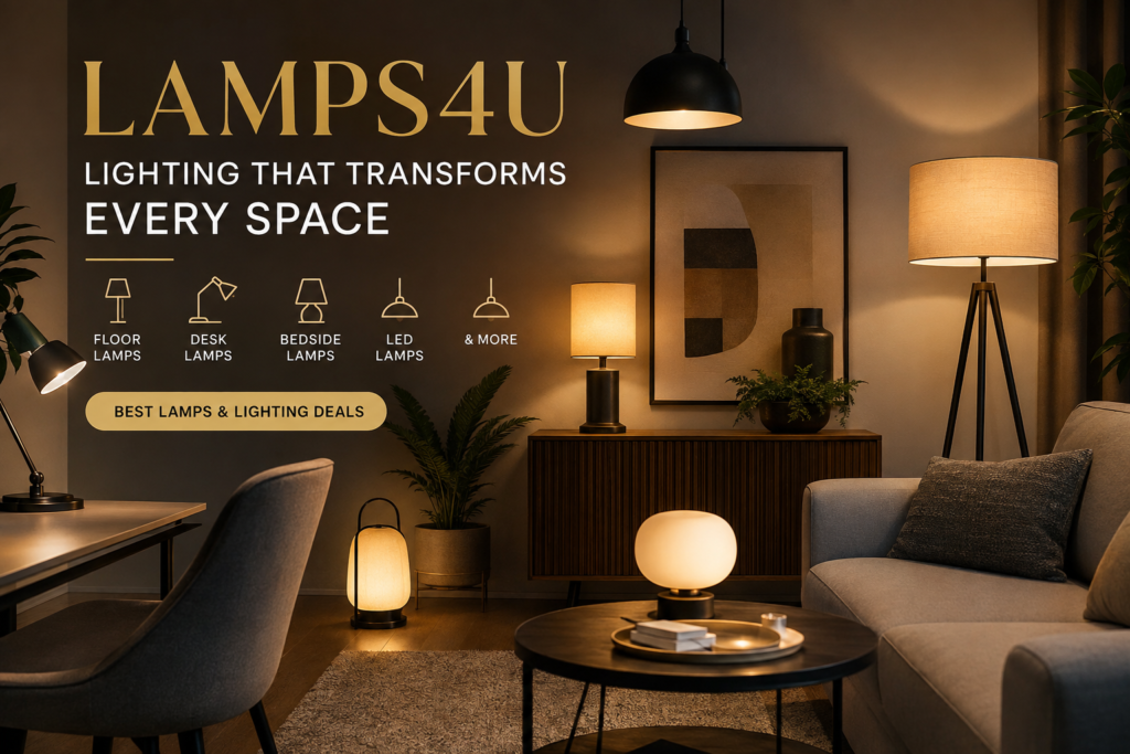 Lamps4U: Best Lamps, Lighting Deals & Home Decor Guide