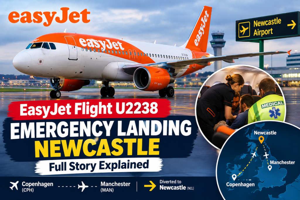 EasyJet Flight U2238 Emergency Landing in Newcastle: Full Story Explained