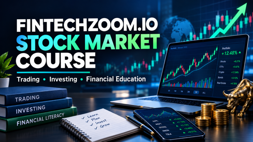FintechZoom.io Stock Market Course Review: Trading, Investing, Features & What to Know