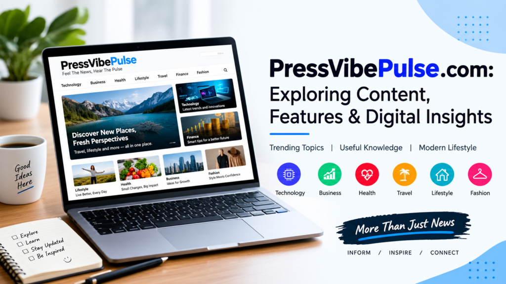 PressVibePulse com: Exploring Content, Features & Digital Insights