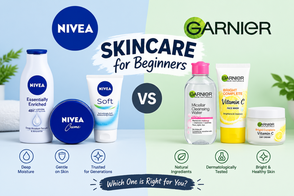 I’m a Skincare Beginner: Is NIVEA a Better Starting Point Than Garnier?