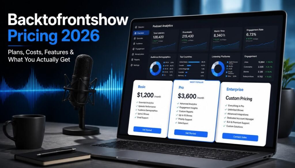 Backtofrontshow Basic Plan: $1,200/Month
