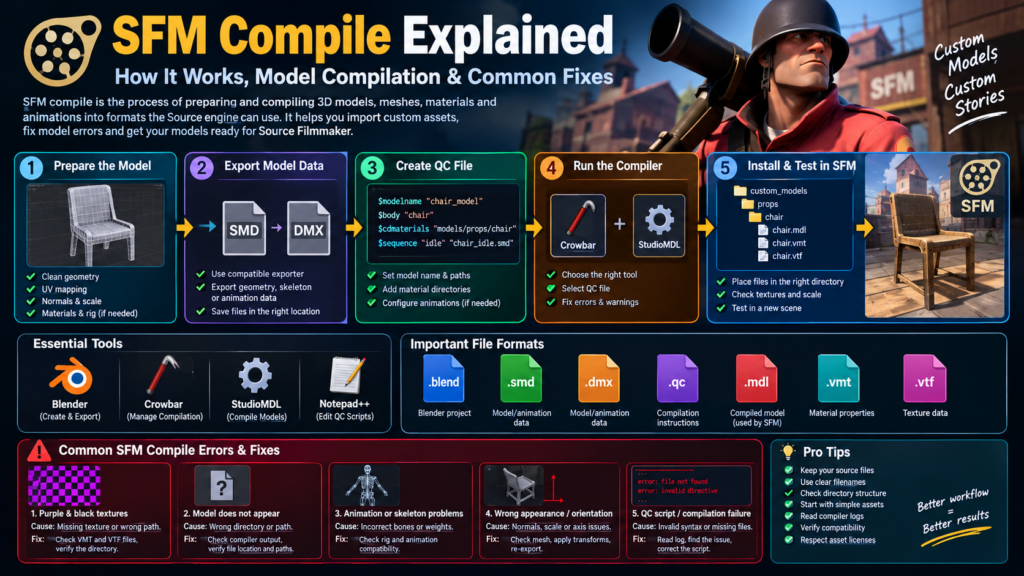 SFM Compile Explained: How It Works, Model Compilation & Common Fixes