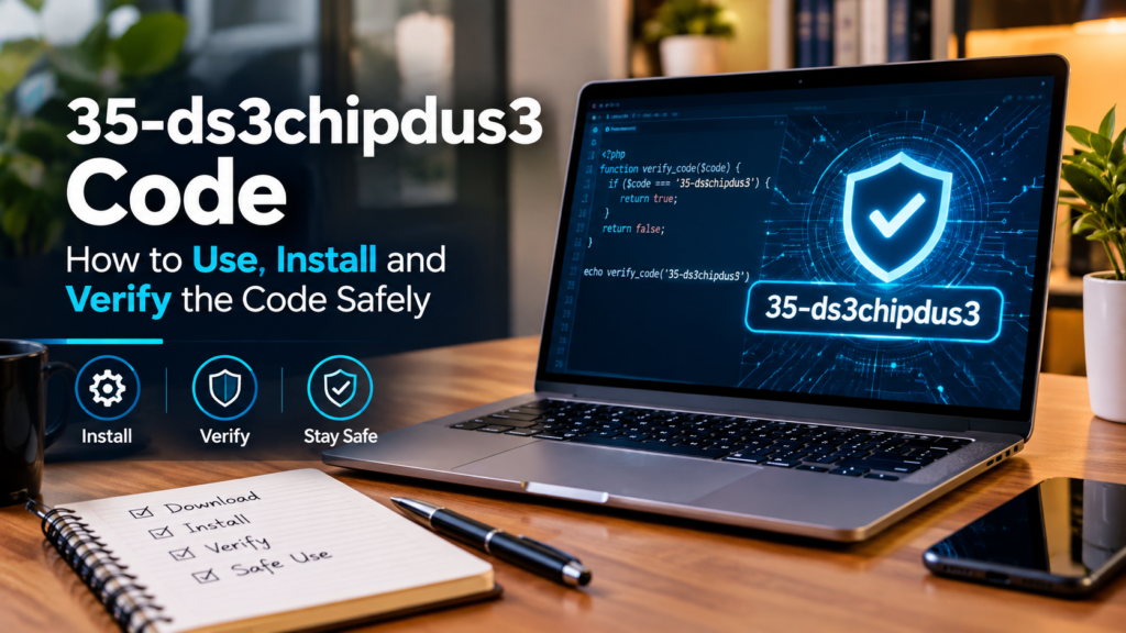 35-ds3chipdus3: How to Use, Install, and Verify the Code Safely