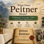 What Does Peitner Mean? Exploring Its Germanic Origin and Cultural Significance