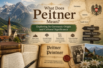 What Does Peitner Mean? Exploring Its Germanic Origin and Cultural Significance