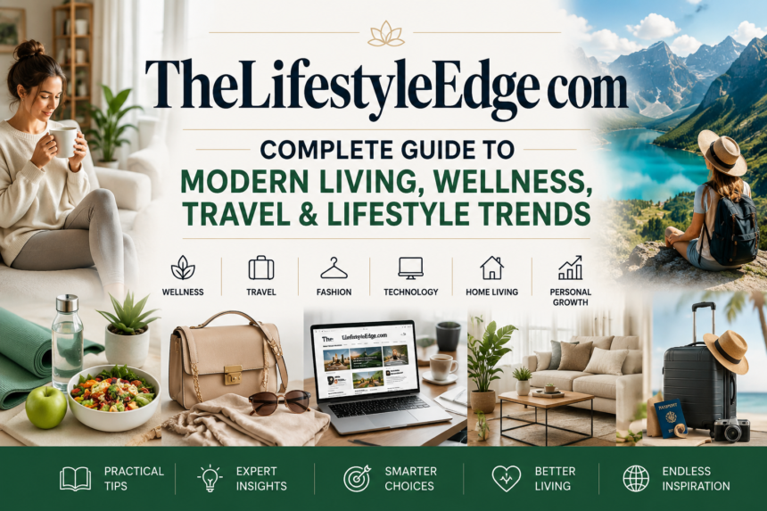 TheLifestyleEdge com: Complete Guide to Modern Living, Wellness, Travel & Lifestyle Trends