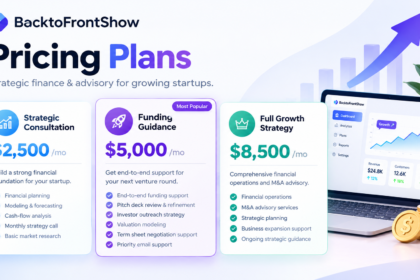 BacktoFrontShow Pricing: Plans, Costs, Features & Startup Finance Guide