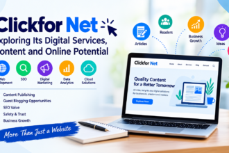 Clickfor Net: Exploring Its Digital Services, Content and Online Potential