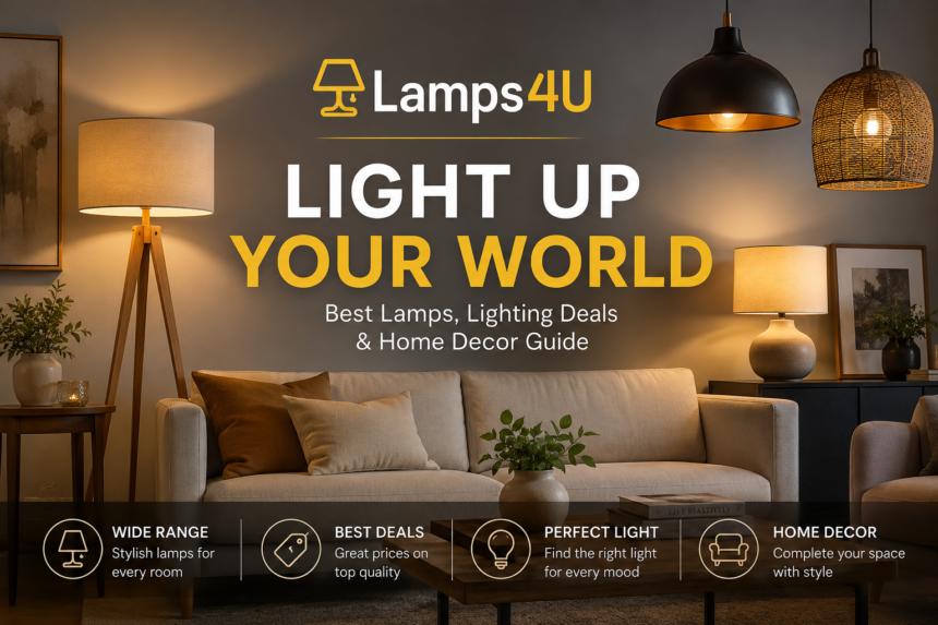 Lamps4U: Best Lamps, Lighting Deals & Home Decor Guide