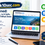 Quick10sec com Explained: What Is It, Is It Safe, Legit, and What Does It Offer?