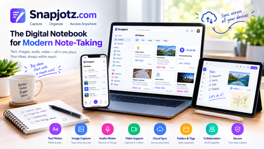 Snapjotz com: The Digital Notebook for Modern Note-Taking