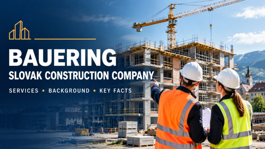Bauering: Inside Slovakia’s Construction Company, Services, and Background