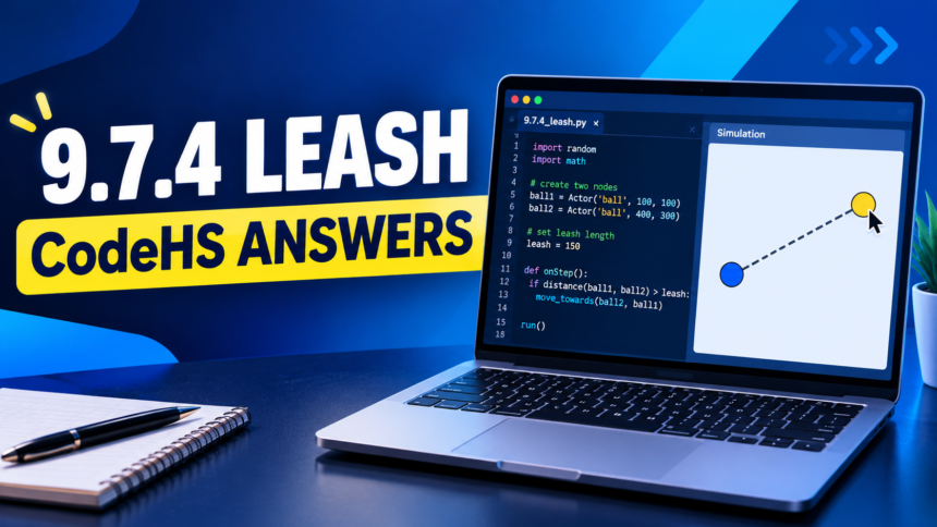 9.7.4 Leash CodeHS Answers: Working Solution and Step-by-Step Guide